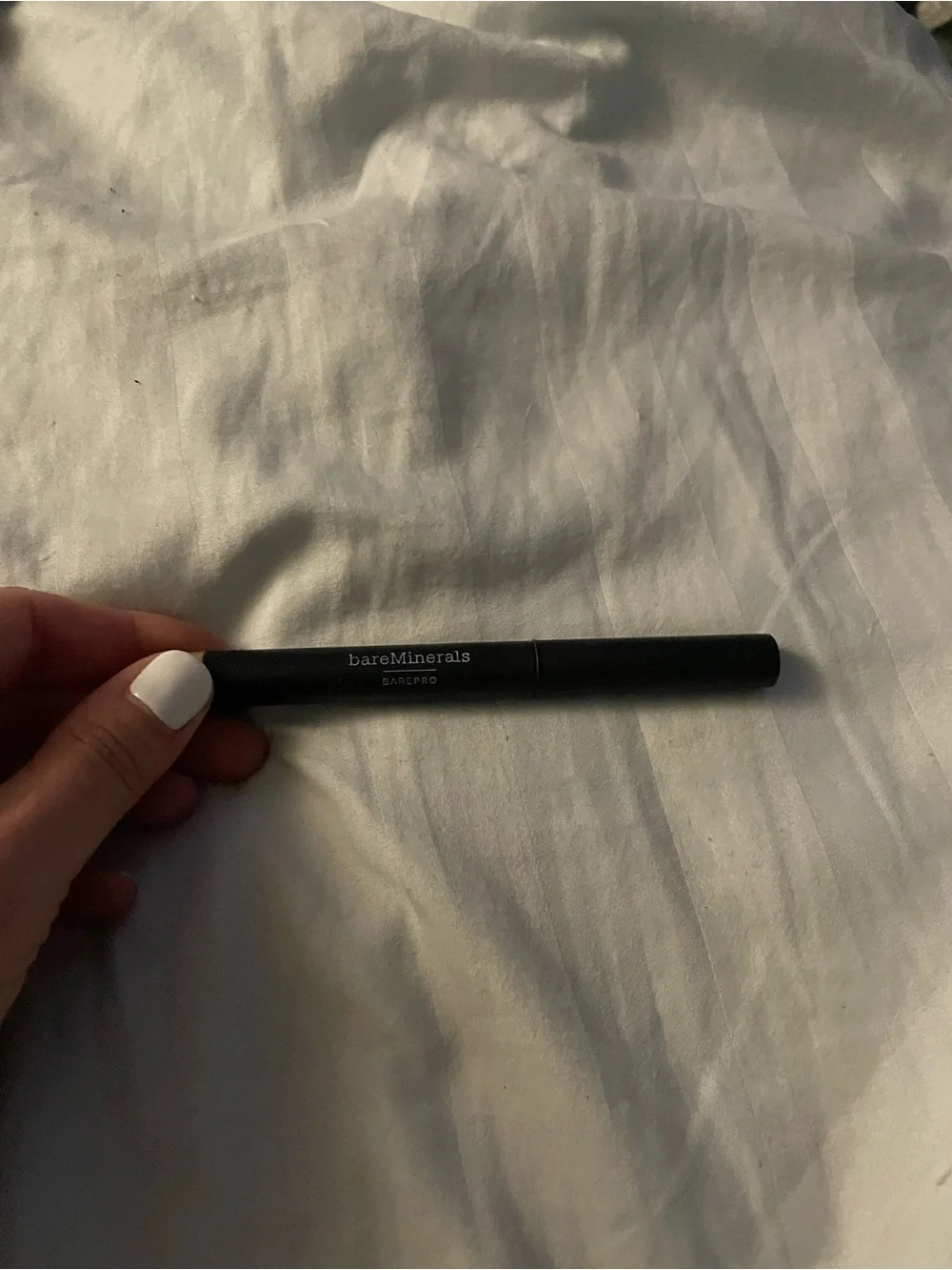 Barely used bareMinerals BarePro Eyeshadow stick in iced champagne